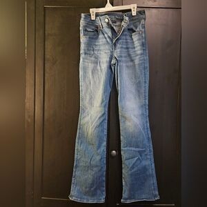 American Eagle Outfitters Light Blue Flare Jeans